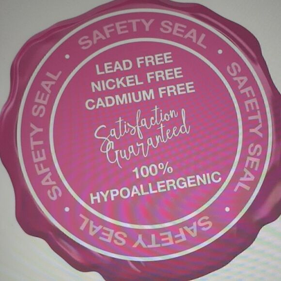 New Little Miss 14K Gold Plated Huggy Earrings Hypoallergenic, Nickle Free New - Picture 4 of 4